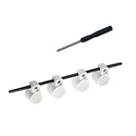Expansor de Dedos para Guitarra, Ukulele e Piano com Quatro Dedos, Capa de Prática para Dedos, Edição Standard, Edição Standard Bold