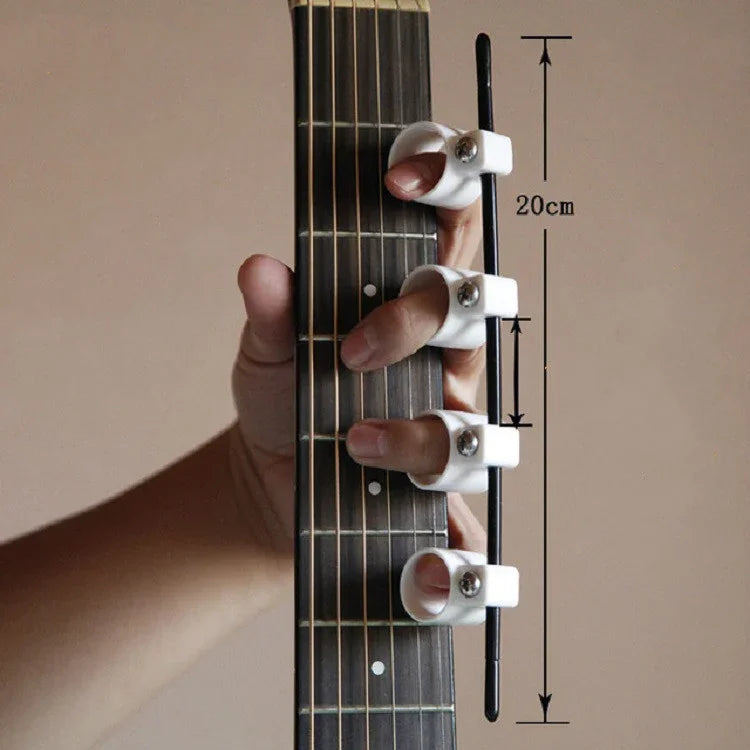 Expansor de Dedos para Guitarra, Ukulele e Piano com Quatro Dedos, Capa de Prática para Dedos, Edição Standard, Edição Standard Bold