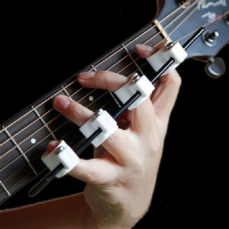Expansor de Dedos para Guitarra, Ukulele e Piano com Quatro Dedos, Capa de Prática para Dedos, Edição Standard, Edição Standard Bold