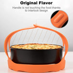 Silicone Steamer Egg Cooker Silicone Steamer Basket, 8 Inches, 6.5 Inches