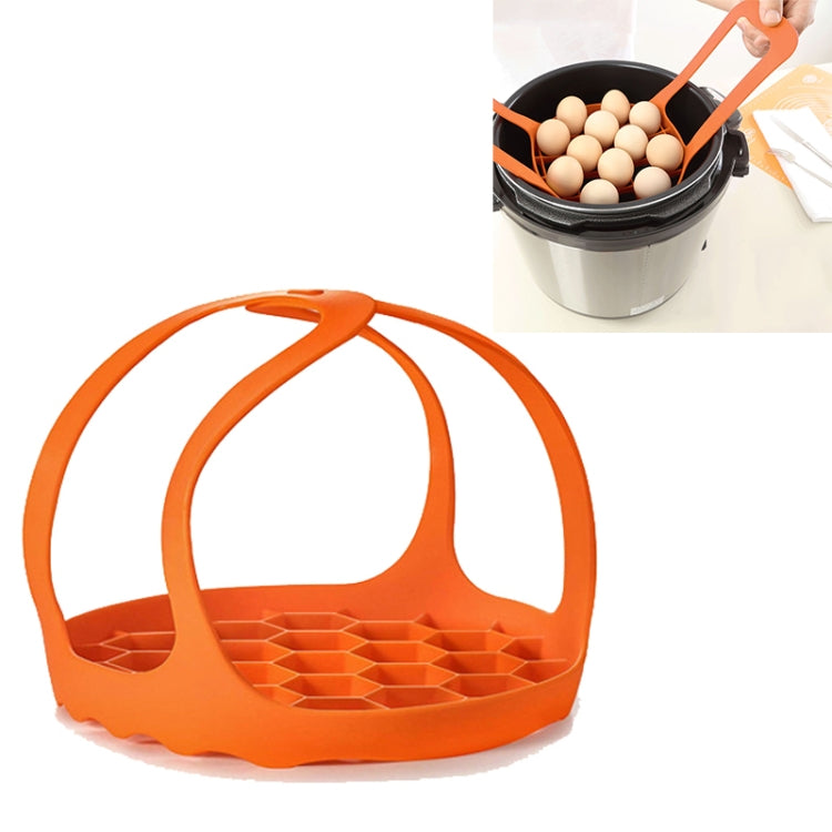 Cozedor de Ovos a Vapor de Silicone Cesto de Vapor de Silicone, 8 Polegadas, 6,5 Polegadas