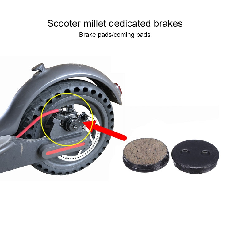 3 Peças de Pastilhas de Travão de Disco Metálicas para Xiaomi Mijia M365 Scooter, Pastilhas de Travão de Disco