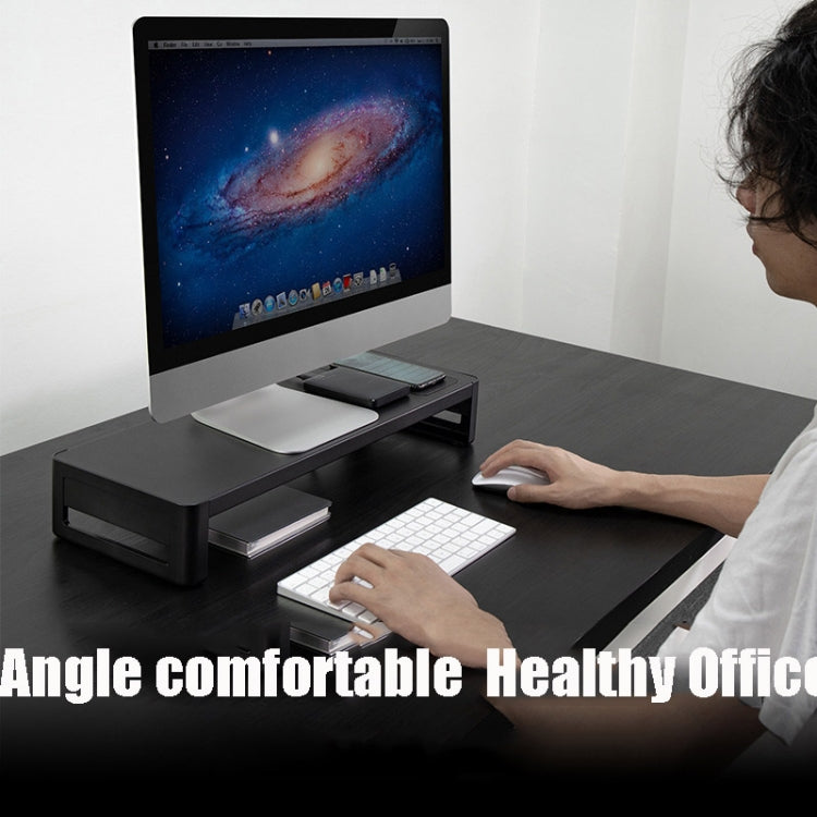 Base de armazenamento para monitor de computador Vaydeer, aumento da secretária, configuração simples
