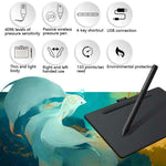 Wacom CTL-4100  Tablet Intuos Hand-Painted Board Computer Drawing Board Handwriting Board, CTL-4100