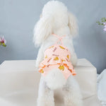 Calças Fisiológicas para Cães com Estampa de Banana Confortáveis e Respiráveis com Alças, S, M, L, XL