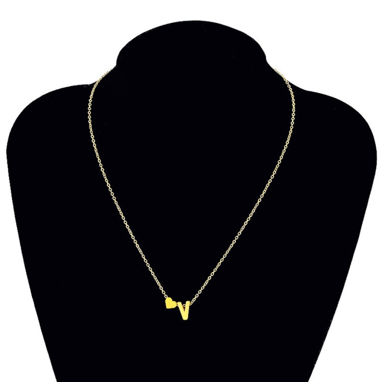 Colar de inicial em forma de coração pequeno e delicado, colar personalizado com letra, joalharia para mulheres, acessórios, presente para namorada, S
