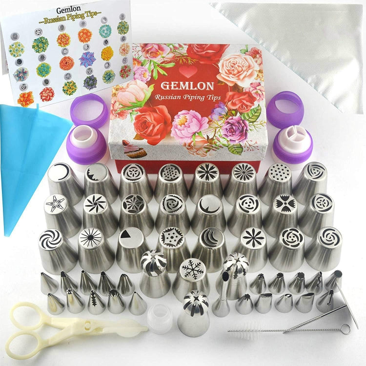 Conjunto de decoração para boca de 88 em 1, conjunto de joias para bolos, 88 PCS/conjunto