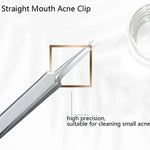 Conjunto de 5 Peças / Agulha para Acne em Aço Inoxidável, Pinça para Acne, Ferramenta para Espremer Cravos, 5 em 1