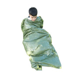 Saco-Cama para Exterior Pe Alívio de Catástrofes & Prevenção de Frio Isolamento Térmico & Saco-Cama de Emergência para Calor, Verde, Laranja