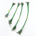 20 Peças de Fio Frontal Luya com Pino Fio Anti-mordida, 20CM, 25CM, 30CM, 15CM