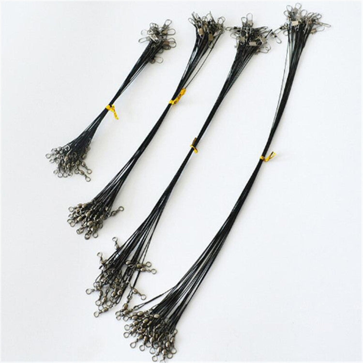 20 Peças de Fio Frontal Luya com Pino Fio Anti-mordida, 20CM, 25CM, 30CM, 15CM