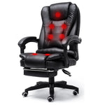 Cadeira Giratória Elevatória Moderna Minimalista, Cadeira Preguiçosa de Jogo com Massagem e Pés de Aço para Escritório