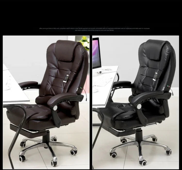 Cadeira Giratória Elevatória Moderna Minimalista, Cadeira Preguiçosa de Jogo com Massagem e Pés de Aço para Escritório