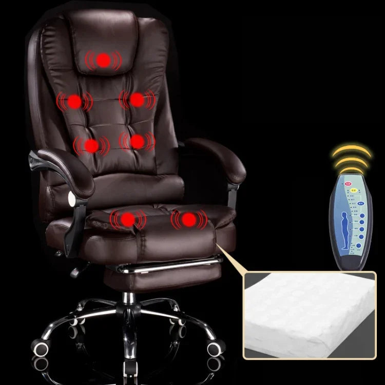 Cadeira Giratória Elevatória Moderna Minimalista, Cadeira Preguiçosa de Jogo com Massagem e Pés de Aço para Escritório