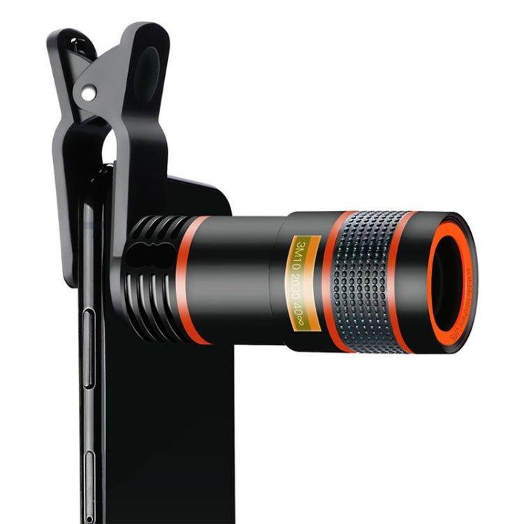 Lente Externa de Zoom Telefoto 12X para Câmara de Telemóvel