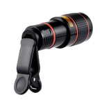 Lente Externa de Zoom Telefoto 12X para Câmara de Telemóvel