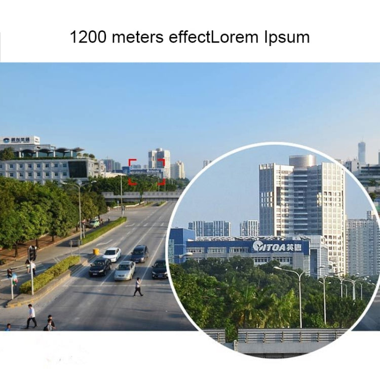 Lente Externa de Zoom Telefoto 12X para Câmara de Telemóvel