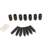 Conjunto de Alicates para Perfuração Manual 16 em 1 em Aço Inoxidável para Tiras de Cobre, Alumínio, Ferro, Couro e Plástico, 16 em 1