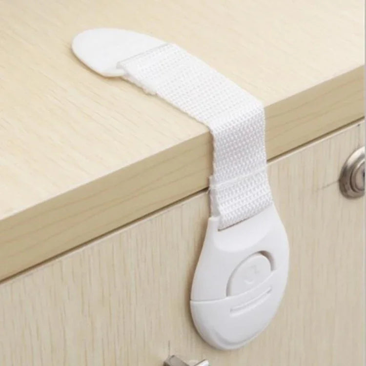 10 PCS Fecho Invisível para Porta de Armário, Tranca para Gaveta Infantil, Fechos de Segurança para Armazenamento Doméstico, Fecho de Segurança para Armário de Bebé, 10 PCS