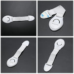 10 PCS Fecho Invisível para Porta de Armário, Tranca para Gaveta Infantil, Fechos de Segurança para Armazenamento Doméstico, Fecho de Segurança para Armário de Bebé, 10 PCS