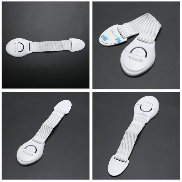 10 PCS Fecho Invisível para Porta de Armário, Tranca para Gaveta Infantil, Fechos de Segurança para Armazenamento Doméstico, Fecho de Segurança para Armário de Bebé, 10 PCS