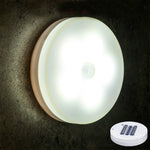 Luz Noturna LED com Indução Inteligente de Corpo Humano para Quarto, Lâmpada de Mesa de Cabeceira, Modelo a Bateria, Recarregável