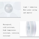 Luz Noturna LED com Indução Inteligente de Corpo Humano para Quarto, Lâmpada de Mesa de Cabeceira, Modelo a Bateria, Recarregável