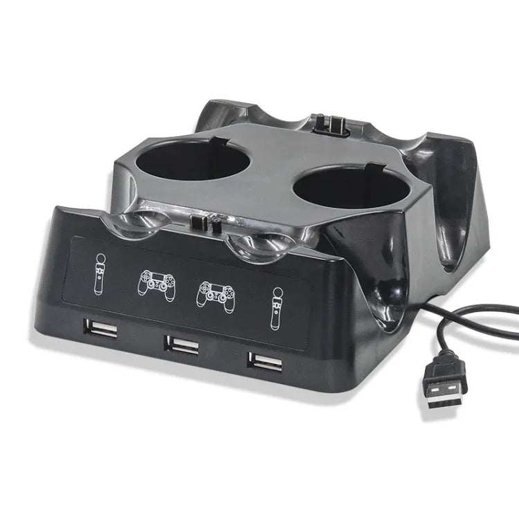Base de Carregamento Multifuncional iPlay para Gamepad PS4 / PS4 Move / PS VR, Para PS4 VR/PS VR/PS Move