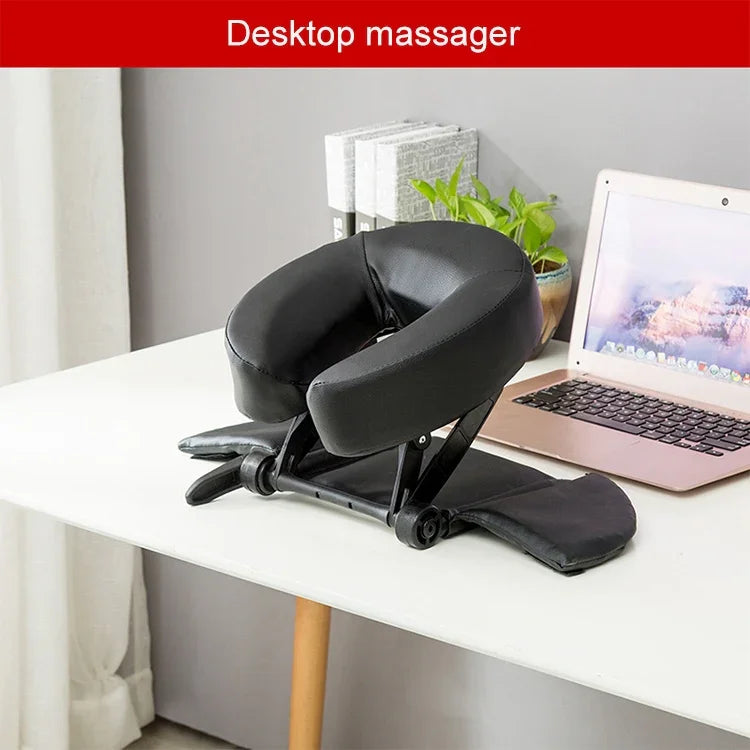 Almofada de Rosto Ajustável para Encosto de Cabeça, Descanso para Massagem Familiar, Beleza, Apoio para Secretária