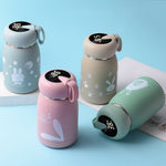 Caneca Térmica de Desenho Animado Medição Inteligente de Temperatura Mudança de Cor Copo de Água para Casal Crianças Estudantes, Ecrã Digital, Rosa, Ecrã Digital, Azul, Ecrã Digital, Verde, Ecrã Digital, Castanho