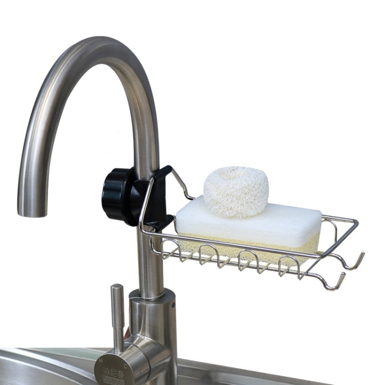 Suporte para Torneira de Aço Inoxidável Perfurado Suporte de Armazenamento para Pia de Cozinha Livre para Pano, Esponja, Tipo A, Tipo B, Tipo C