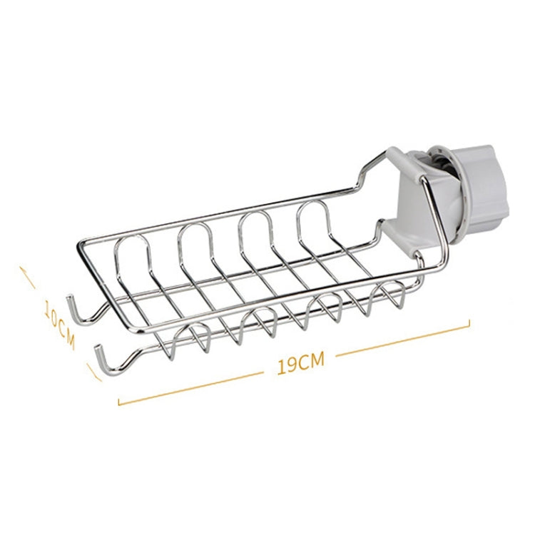 Suporte para Torneira de Aço Inoxidável Perfurado Suporte de Armazenamento para Pia de Cozinha Livre para Pano, Esponja, Tipo A, Tipo B, Tipo C