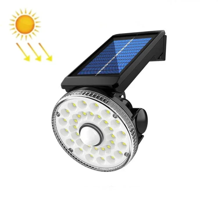Luz de Parede Solar para Exterior, Impermeável, com Indução por Corpo Humano, Lâmpada de Jardim e Luz de Rua, 48 LED, 54 LED, 54 COB, 32 LED