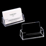 Acrylic Transparent Name Card Holder Desktop Showcase, Card Holder