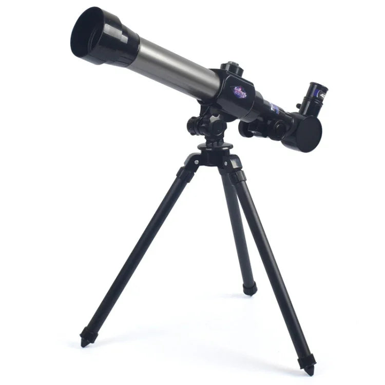Telescópio Astronómico Pequeno de Tubo Único para Crianças, Brinquedos Educativos de Ciência de Alta Potência e Alta Definição, Telescópio