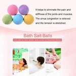 3 Unidades de Bombas de Banho Naturais de 10g com Bolhas, Sal de Banho, Óleo Essencial para Corpo, Verde, Azul, Roxo, Vermelho, Amarelo, Rosa