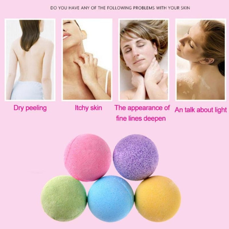 3 Unidades de Bombas de Banho Naturais de 10g com Bolhas, Sal de Banho, Óleo Essencial para Corpo, Verde, Azul, Roxo, Vermelho, Amarelo, Rosa