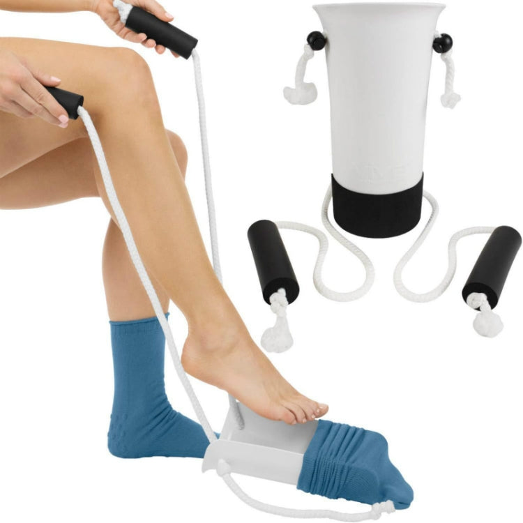 Artefacto para Idosos e Mulheres Grávidas Evitarem Curvar-se e para Calçar Meias, Artefacto para Calçar Meias
