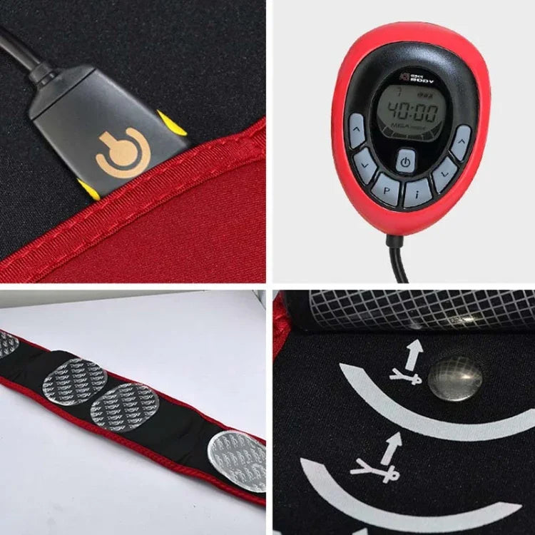 Cinto de Fitness MBODY para Emagrecimento Máquina de Afinar Barriga Cinto Pós-Parto para Barriga