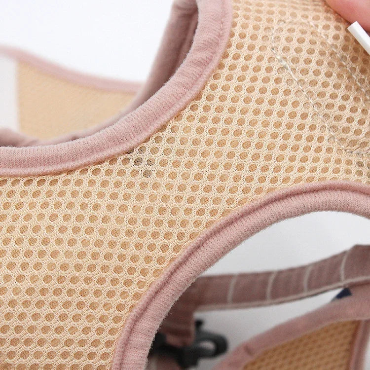 Colete Refletor e Respirável Corda de Tração Trela de Peito para Animal de Estimação, XS, S, M, XL