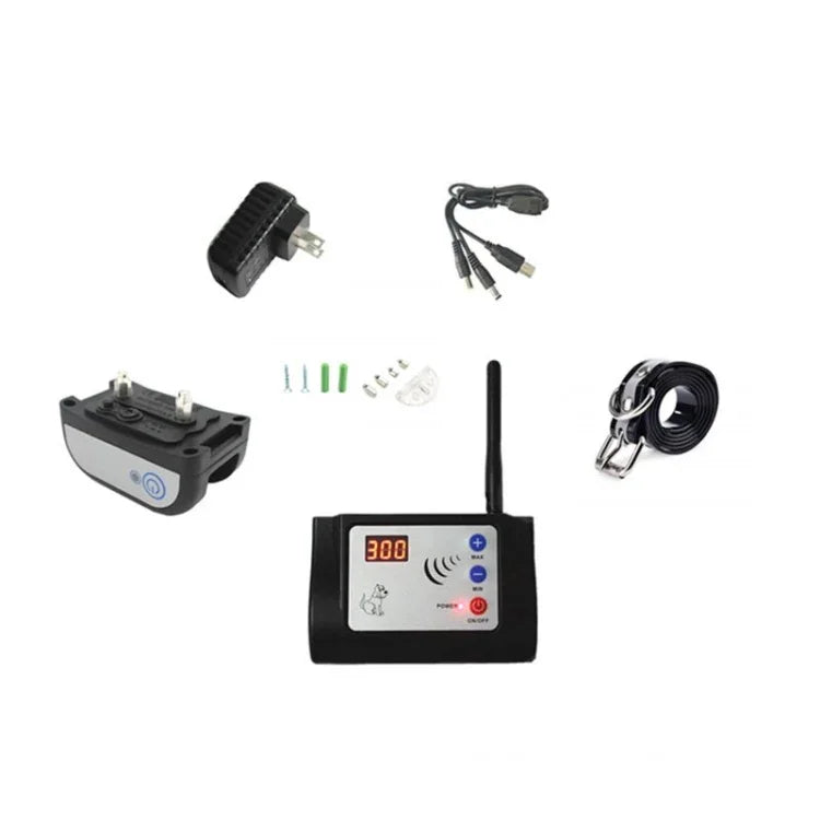 Coleira Impermeável com Cerca Inteligente Sem Fios 300 Metros com Fio Reflector Noturno Cerca Protetora, 450G, 570G, 685G