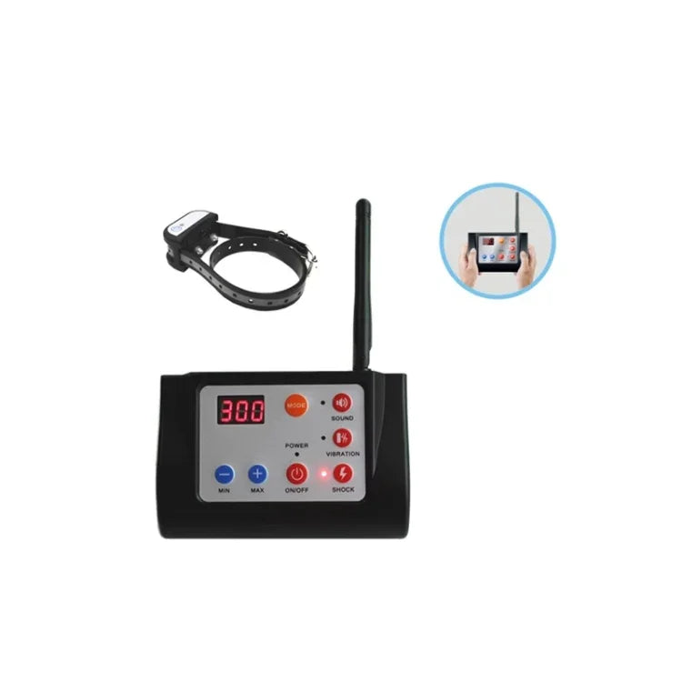 Treinador Remoto para Cães com Cerca Inteligente Sem Fios Impermeável 2 em 1 com Coleira, 420G, 580G, 700G
