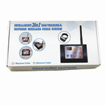 Treinador Remoto para Cães com Cerca Inteligente Sem Fios Impermeável 2 em 1 com Coleira, 420G, 580G, 700G