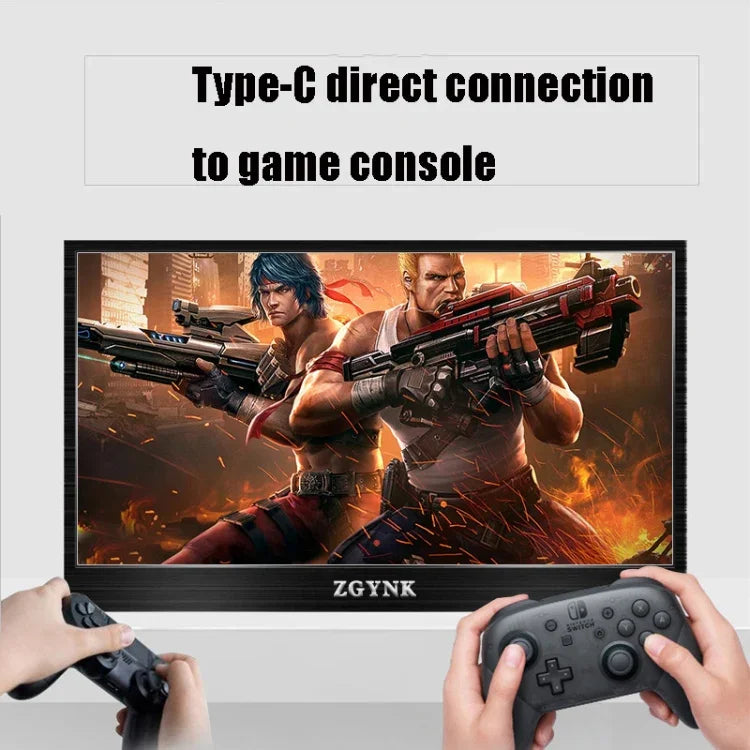 ZGYNK TPZ1303 Extensor de Ecrã Portátil Tipo-C para Computador, Plugue EUA, 11,6 polegadas 1920x1080, 13,3 polegadas 1920x1080, 13,3 polegadas 2560x1400, 14,1 polegadas 2560x1400, 15,6 polegadas 1920x1080, 15,6 polegadas 3840x2160