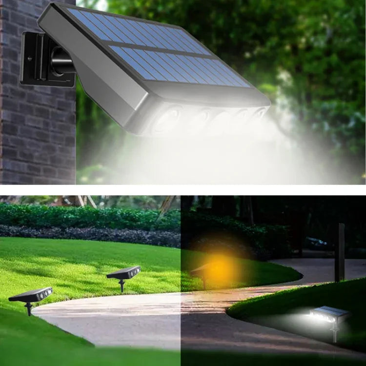 Luz de parede solar impermeável com sensor infravermelho sem fios sem ficha de aterramento, com luz branca, com luz quente, com RGB sem ficha de aterramento