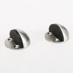 2pcs/pacote Parada de Porta em Aço Inoxidável Sem Perfuração para Armário Superior, Parada de Porta Sem Perfuração
