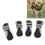 Sapatos 4 em 1 para Animais de Estimação Sapatos para Cão Sapatos para Caminhada para Cães Pequenos, S, M, L, XL
