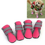 Sapatos 4 em 1 para Animais de Estimação Sapatos para Cão Sapatos para Caminhada para Cães Pequenos, S, M, L, XL