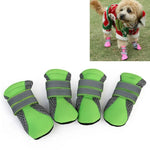 Sapatos 4 em 1 para Animais de Estimação Sapatos para Cão Sapatos para Caminhada para Cães Pequenos, S, M, L, XL