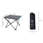 Mesa Dobrável em Liga de Alumínio para Exterior Mesa Dobrável Portátil para Camping Piquenique Mesa para Barbecue Pequena Mesa de Jantar, Pequena, Média, Grande